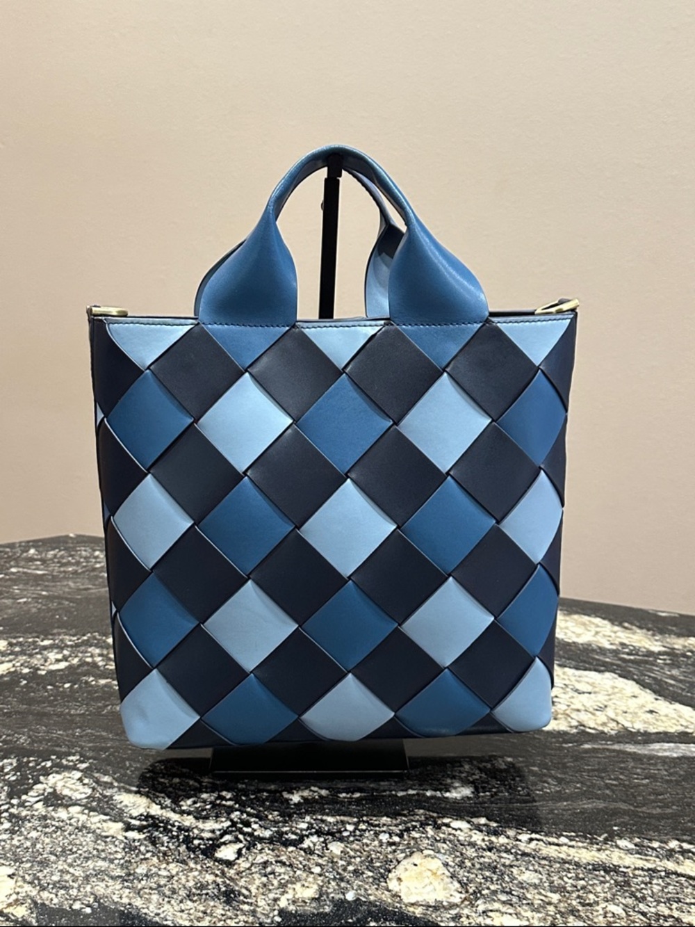 Michael Kors Mott Woven Leather Tote - Picture 4 of 13